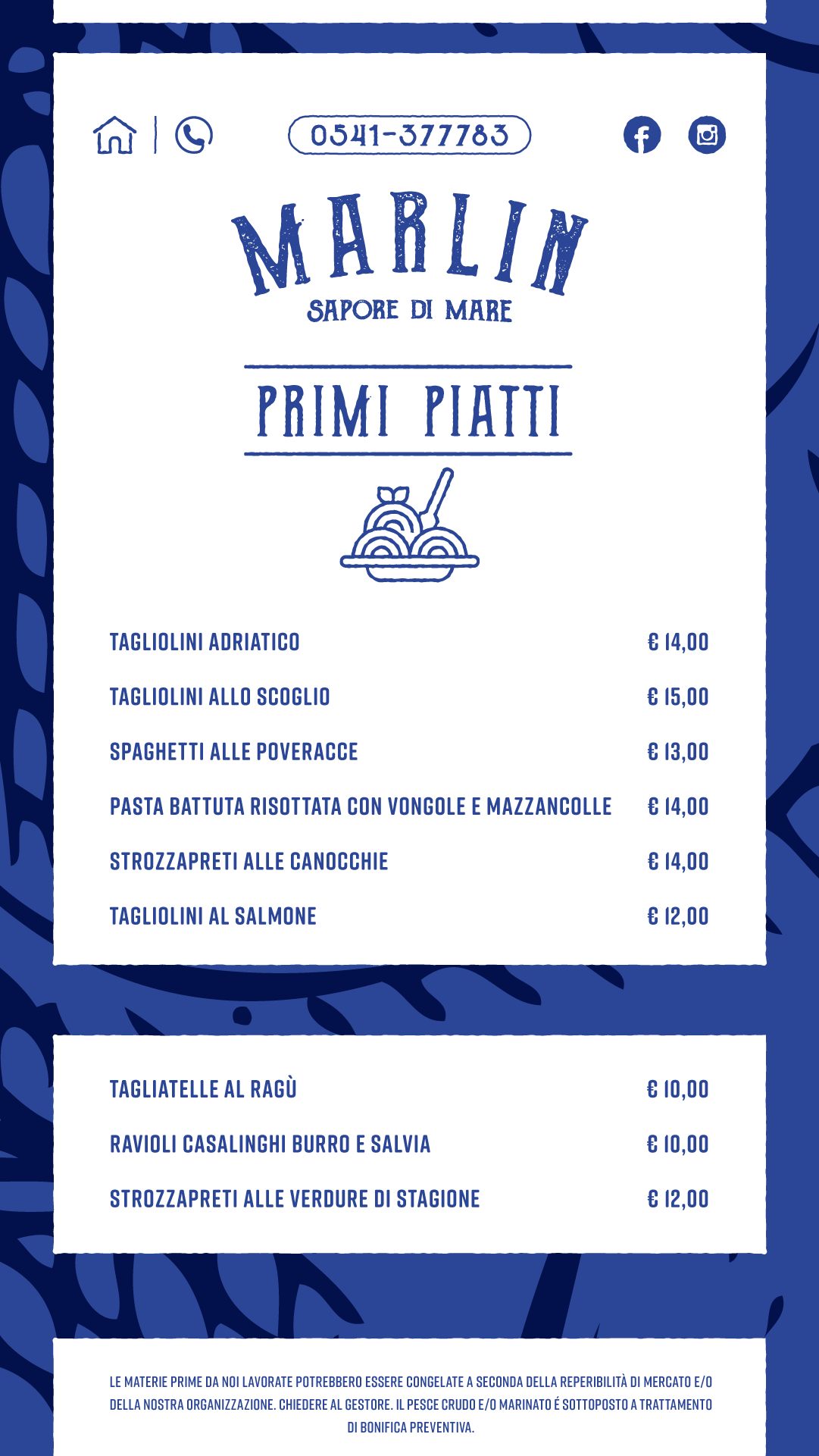 Primi piatti